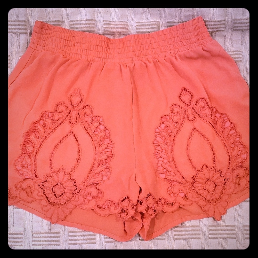 Coral shorts